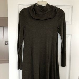 Cowl Neck Sweater Dress